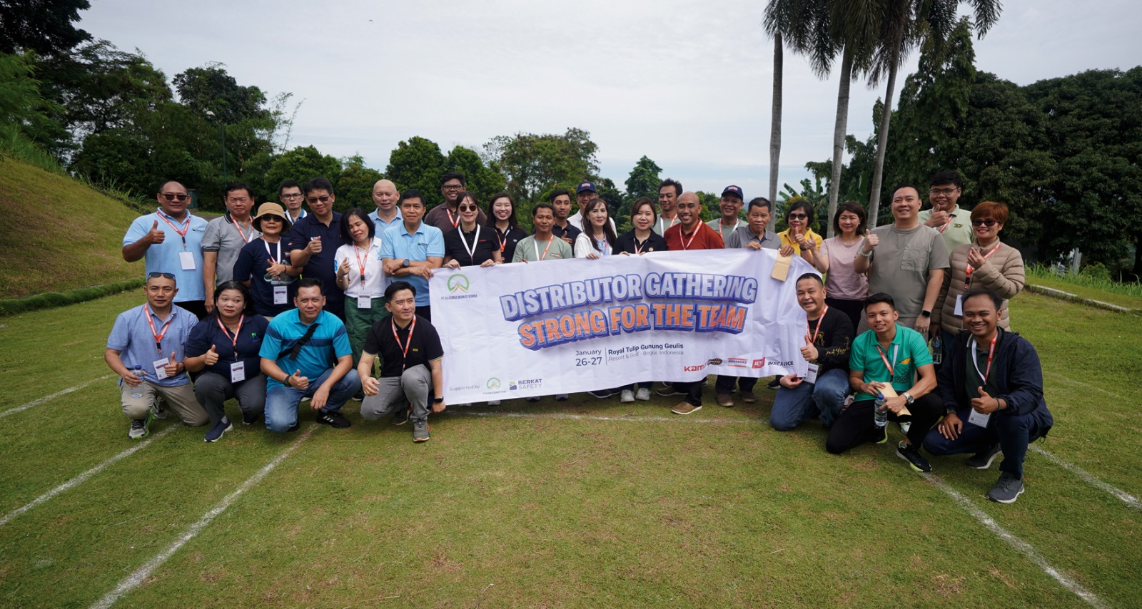 PT Alasmas Berkat Utama and Berkat Safety successfully held a Distributor Gathering event on January 26-27 2025